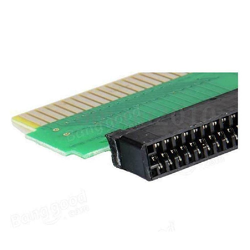 MOOKEENONE 1 x 60ピンから72ピンゲームカードコンバーター、Nintendo Famicom FCからNESターンFCカトリッジからNESカトリッジへのコンバーター
