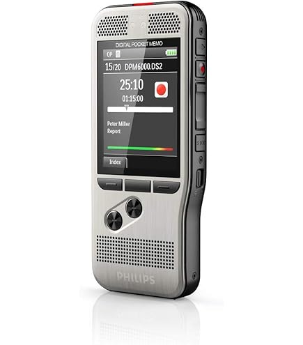 Amazon.com: Philips DPM-8000 Professional Digital Pocket Memo with