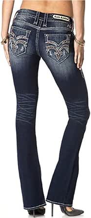 Rock Revival – Pantalones vaqueros para mujer con corte de botas 28, 28 :  Ropa, Zapatos y Joyería - Amazon.com
