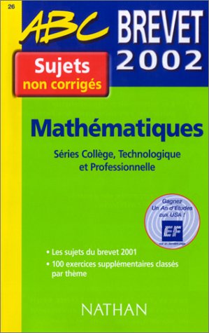 Mathématiques, séries collège, technologique et professionnelle
