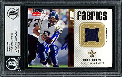 drew brees autographed jersey