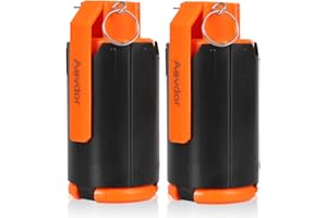 Aevdor CS-Grenade Set, 2Pcs Plastic Toy-Grenade for CS Battle Game