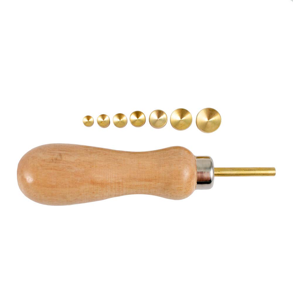 Prong and Bezel Pusher Tool with 7 Detachable Heads | Professional Jewelry & Watch Repair Kit by SFC Tools