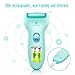 MiroPure Electric Callus Remover, Professional Wet and Dry 100% Waterproof and 3X Powerful Pedicure Foot File for Dead Hard Cracked Skin, Coarse and Fine 2 Roller Heads and Cleaning Brush