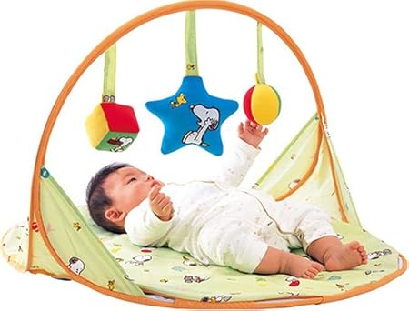 Amazon スヌーピーのやわらかジム 布のおもちゃ おもちゃ