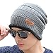 Mens Fashion Hats HINDAWI Thick Wool Knit Skull Cap Warm Winter Snow Slouchy Beanies
