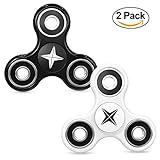 EXHEED S3 Anti Anxiety 360 Fidget Spinner Prime (2 Pack Black White) Best Hand EDC Fidgeter Stress Relief ADHD Boredom Toy Spinners for Kids, Adults - USA Seller Top Quality Material