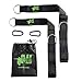 Tree Swing Hanging Straps Kit - 2 x 5ft Tree Swing Strap Hangers and 2 x Heavy Duty Carabiners Holds 2000lbs - Perfect for a Outdoor Swings and Hammocks - Easy Instructions - Carry Bag Included!