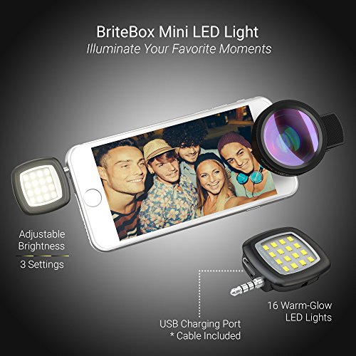 Xenvo-iPhone-Camera-Lens-Pro-Macro-Lens-Wide-Angle-Lens-Kit-Clip-On-Cell-Phone-Camera-Lenses-for-iPhone-7654-AndroidSamsung-Mobile-Smartphone