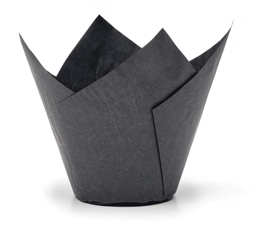 200 Bakery Direct Black Muffin Tulip Wraps