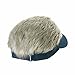 WITHMOONS Flare Hair Sun Visor Cap with Fake Hair Wig Novelty KR1588 (Navy)