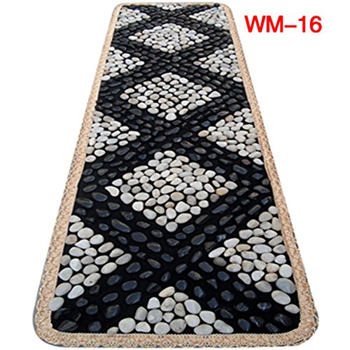 EliteShine Massage Mat Christmas Gift for Daddy New Year Gift for Mom Health Care Pad Bathroom Mat Kitchen Rug Foot Massage Leg Massage Garden Pave Way Natural Pebble Stones Mat