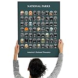 63 United States National Park Scratch Off