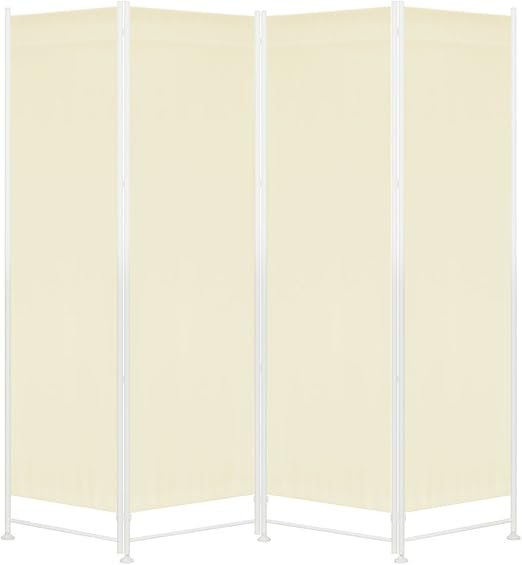 Amazon Ottostyle Jp パーテーション 4連 アイボリー 約 高さ180cm 最大 幅202cm クロース高さ調節可能 間仕切り スクリーン オンライン通販