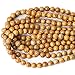 Smooth Round Loose Beads for Jewelry Making (Woodgrain Jasper, 10mm)