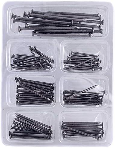 Assorted Sizes Metal Nails, Commonly Used Sizes, Over 140 Pieces