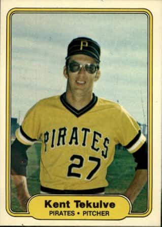 Amazon Com 1982 Fleer Baseball Card 500 Kent Tekulve