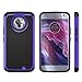 Moto X4 Case, Cimo [Shockproof] Heavy Duty Shock Absorbing Hybrid Protection Cover for Motorola Moto X4 - Purple