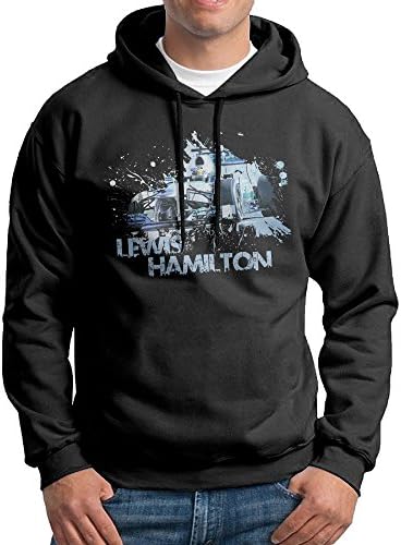 Pong Men's Hooded Lewis Hamilton Size L Black