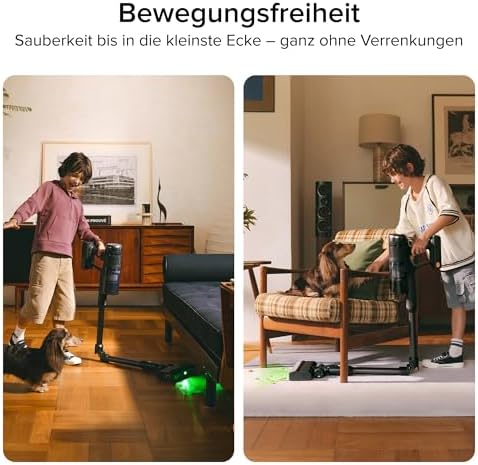 H60 Ultra Akku Staubsauger, 210AW Saugleistung, 90Min Max Laufzeit