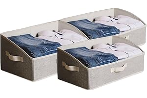 3pack Baskets Storage Organization Fabric Bins for Shelves Closet Bins Trapezoid Organizer Box Shelves Clothes Bin Foldable O