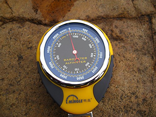 Four - in - one altitude meter ( altimeter / thermometer / compass / barometer ) bkt 381