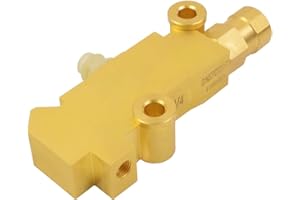 Niyako PV4 Brass Brake Combination Proportioning Valve Replacement# 172-1361 Fit Chevy Mopar 4 Wheel Disc Brakes Trucks