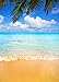 FUERMOR Background 5x7ft Blue Sky White Clouds Sea Beach Photography Backdrop Vacation Photo Props Room Mural HUIFU052