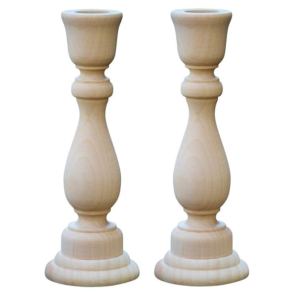 6-3/4 Inch Unfinished Candlesticks Holders