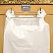 YouCopia Over The Door Plastic Bag Trash Bin for Cabinets, Stainless Steel