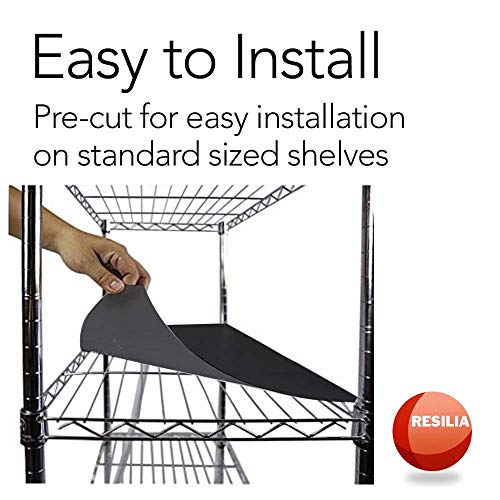 Resilia Shelf Liner Set for Wire Shelving Units 4 Pack, 18 Inches x