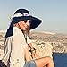 Women Sun Hat with Neck Flap Wide Brim | Ladies Outdoor Shade Hat for Summer, Hiking, Beach, Fishing, Travel, Gardening | UPF50+ Sun Protection - Navy