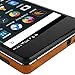 Skinomi Light Wood Full Body Skin Compatible with ZTE Axon M (Full Coverage) TechSkin with Anti-Bubble Clear Film Screen Protector