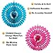 Birthday Decorations for Kids - Birthday Party Supplies for Girls and Boys All in One Pack - Light Blue by K-F Decorations