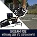 Jump Rope - Best for Speed Jumping, Double Unders, WOD, MMA, Boxing, Skipping Workout, Fitness Exercise Training - Adjustable Length - with Carry case, Spare Screw kit