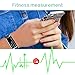 InChor Heart Rate Monitor Smart Bracelet IP67 Waterproof Colorful OLED Touchscreen Display Fitness Tracker Bluetooth 4.0 (Black)