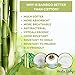 Vesta Baby Hooded Bath Towel and Washcloth Set for Sensitive Skin, Natural Bamboo Rayon 30 x 30 inch Soft Absorbent Towel for Babies, Toddlers, Infants, Little Kids