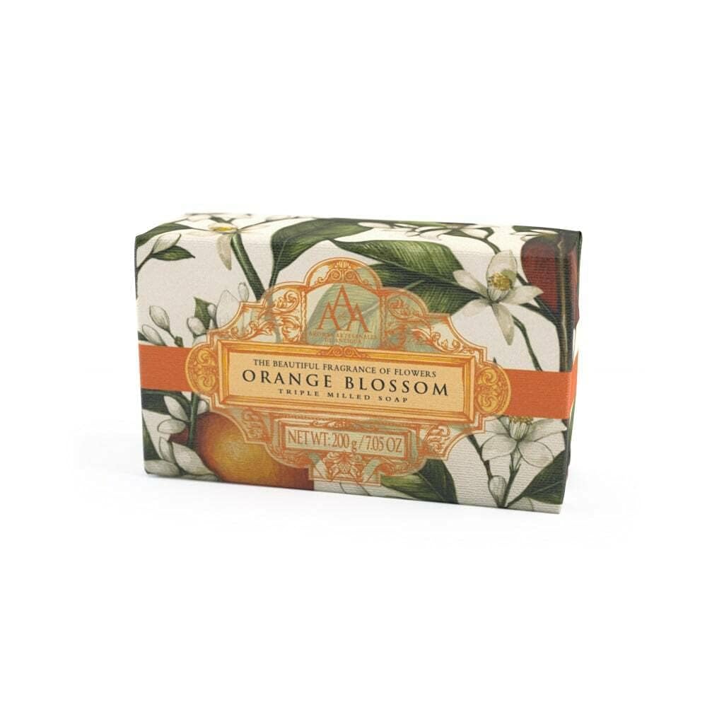 Aromas Artisanales De Antigua Floral Orange Blossom Soap 200g