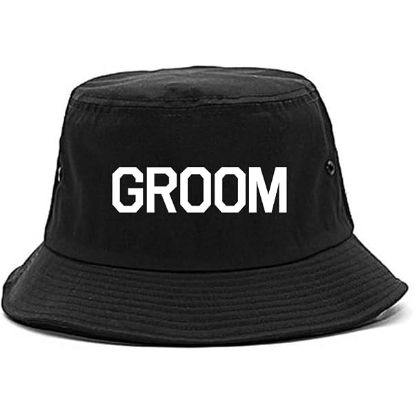 On Cloud Wine Nine Bachelorette Bucket Hat Black at Amazon  display picture 3