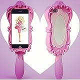 New 3D Barbie Magic Mirror Soft Silicone Rubber Back Cover Case for iPhone 6 Plus Barbie Doll for iPhone 6 5.5 inch (Pink)