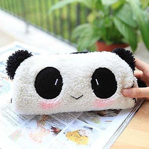 YOUTO Cute Soft Plush Panda Pencil Pen Bag Cosmetic Makeup Bag Pouch-Style