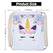 Xiaowli Unicorn Sequin Drawstring Backpack Mermaid Sequin Bag Magic Reversible Glittering Bag Unicorn Gift for Girls Boy