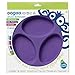 Silicone baby & toddler divided plate. Safe for Oven, Microwave, Dishwasher, Freezer and Boil SAFE! Purple