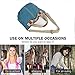 Eshow Women's Casual Canvas Hobo Shoulder Bag, Blue