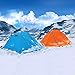 4-season 2-person Ultralight Waterproof Tent and Footprint - Perfect for Backpacking Kayaking Camping and Trekking/Double Layer Tent/Riding/Hiking/Camping/Lightweight Backpacking Tents (Blue)