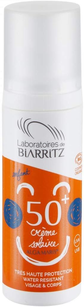 Laboratoires de Biarritz Organic Alga Maris Baby & Children Sunscreen SPF50+ 50mlCOSMOS Organic by EcocertCOSMOS Organic by EcocertCOSMOS Organic by Ecocert