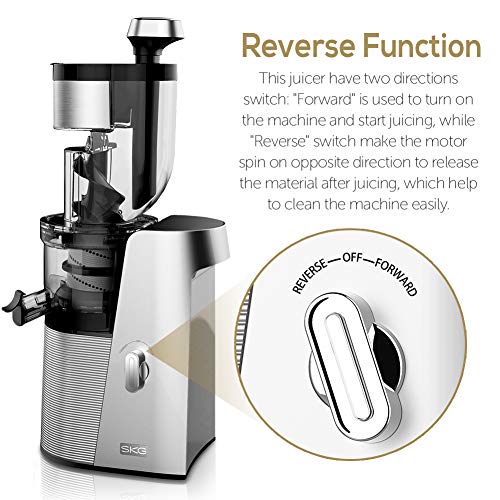 SKG A10 Slow Masticating Juicer Wide Chute Cold Press Antioxidation