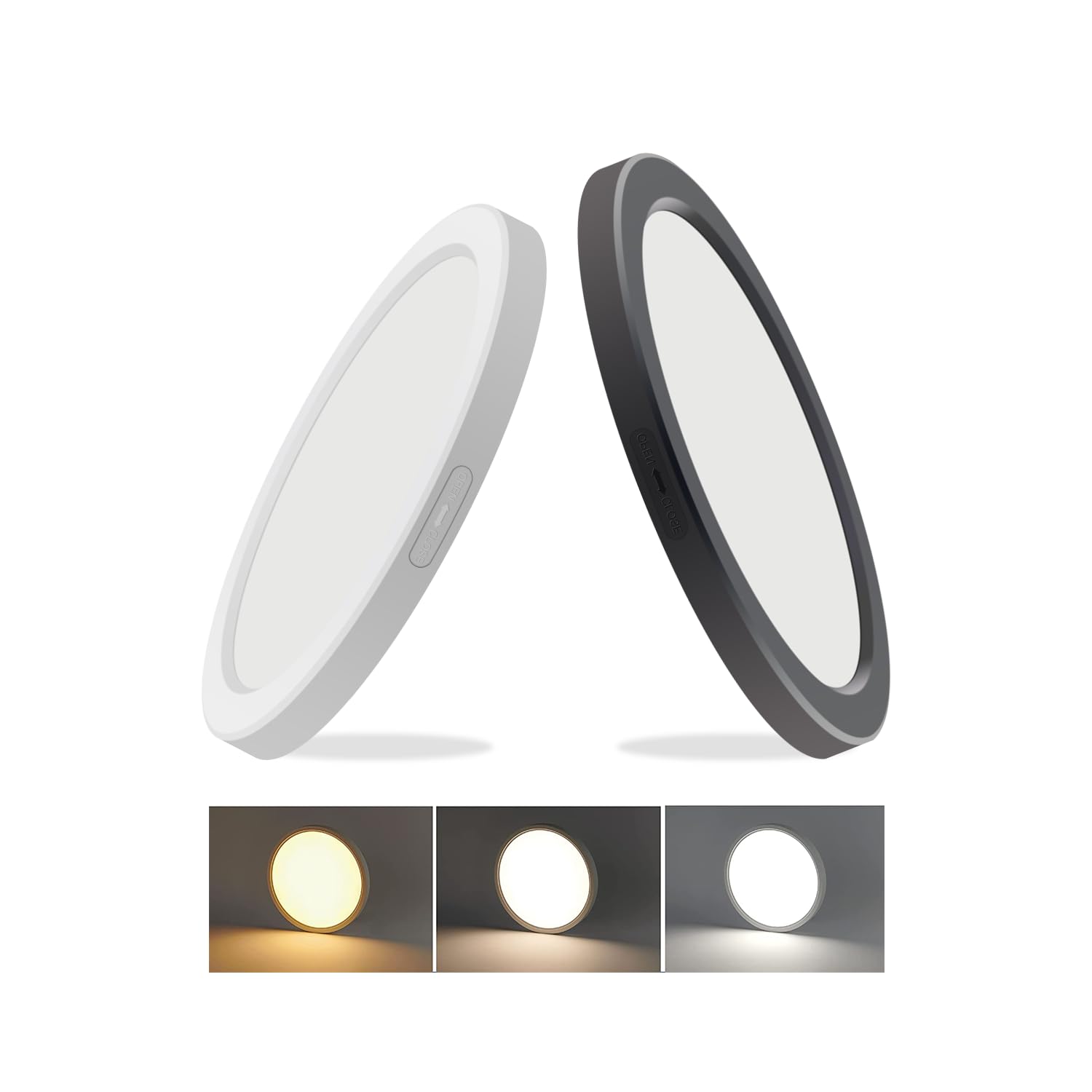 Photo 1 of Onngsteam Slim Ceiling Light 7 Inch (About 1.6 cm) 12W 5000K Daylight Ceiling Light, ETL Certified for Bedroom, Bathroom, Dining Room, Walkway, Closet.