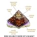Orgone Pyramid Energy Generator Panchmukhi Rudraksha Beads Crystal Pyramid for E-Energy Protection – Healing Crystal Orgonite Pyramids for Detoxification Meditation Healing Chakra