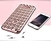 GBSELL Crystal Diamond Plating Clear Rubber Soft TPU Cover Case For iphone 6 Plus /6s Plus (Rose Gold)